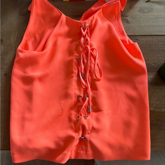 Orange PARKER tie shirt size xs - Picture 1 of 1